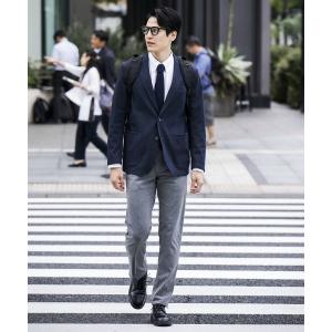 スラックス EDWIN エドウィン デニスラ スリムテーパード スラックス デニムパンツ ビジネス 洗える メンズ