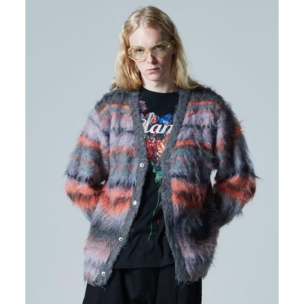 カーディガン Glamour Border Cardigan / グラマーボーダーカーディガン メン...