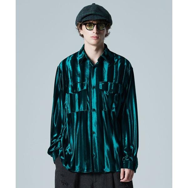 シャツ Glamorous Shade Velour Shirt / グラマラスシェイドベロアシャツ...