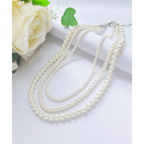 ネックレス ネックレス パーティーアクセサリー パールネックレス レディース
