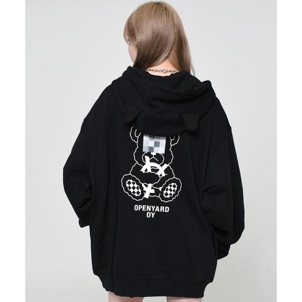 パーカー 「OY/オーワイ」 MOSAIC ODOLLY HOODIE ZIP UP/モザイクオード...