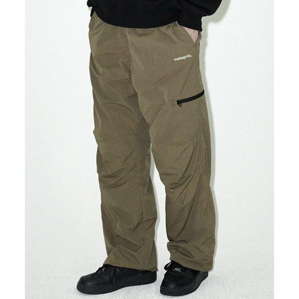 パンツ 「mahagrid/マハグリッド」 BASIC LOGO NYLON PANT/ベーシックロ...