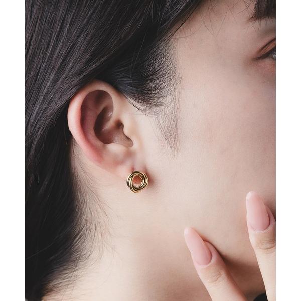 ピアス Os　-オズ-　サークルウェーブ ピアス「金属アレルギー対応」 レディース