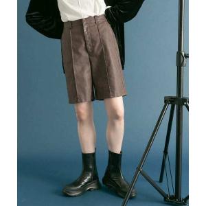 パンツ ピンタックショートパンツ レディースの商品画像