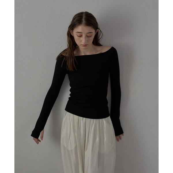 tシャツ 「MINERTE」glitter off shoulder tops / ラメオフショルプ...