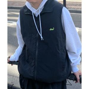 UMBRO◇FREAK'S STORE/ナイロンベスト/FREE/ナイロン/BLK/無地