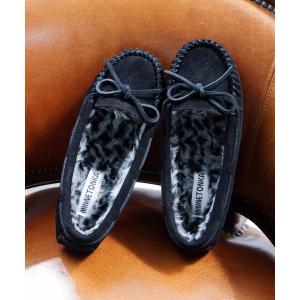 スリッポン 「MINNETONKA/ミネトンカ」 KIMMY / キミー ファーモカシン レディース メンズ