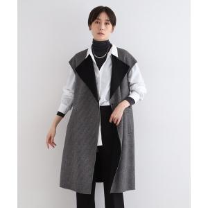 COCODEAL ココディール ダブルフェイスラップキュロット ココディール COCODEAL / ダブルフェイス/ツイードラップ