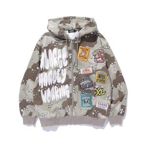 XLARGEパーカー XLARGE パーカー CAMPUS ZIP UP HOODED SWEATSHIRT メンズ