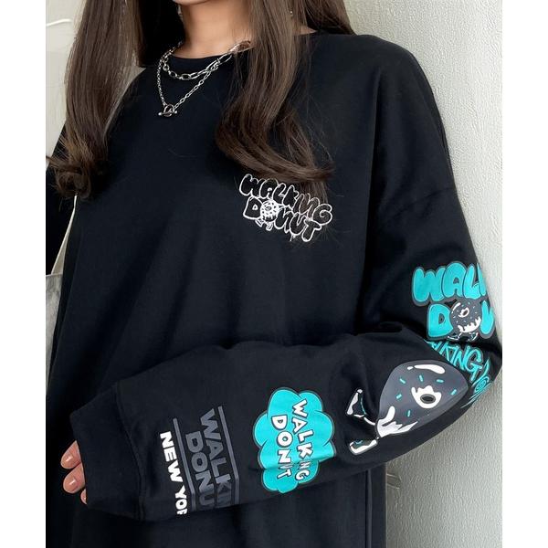 tシャツ 新柄追加 レトロポップ WALKING DONUT 8ボール オバケ グラフィック オーバ...