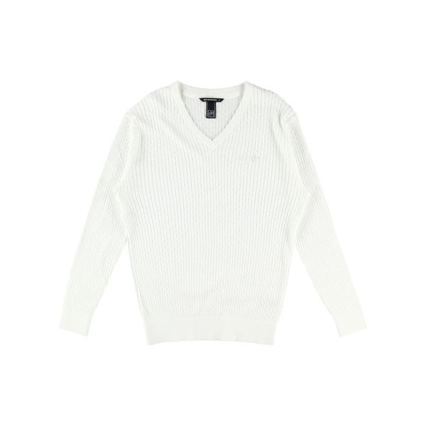セーター ニット MENS ハイゲージコットン 長袖セーター メンズ