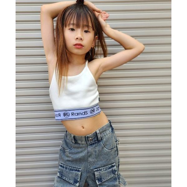 キャミソール 肌着 RSゴムショートキャミ キッズ 子供服 女の子