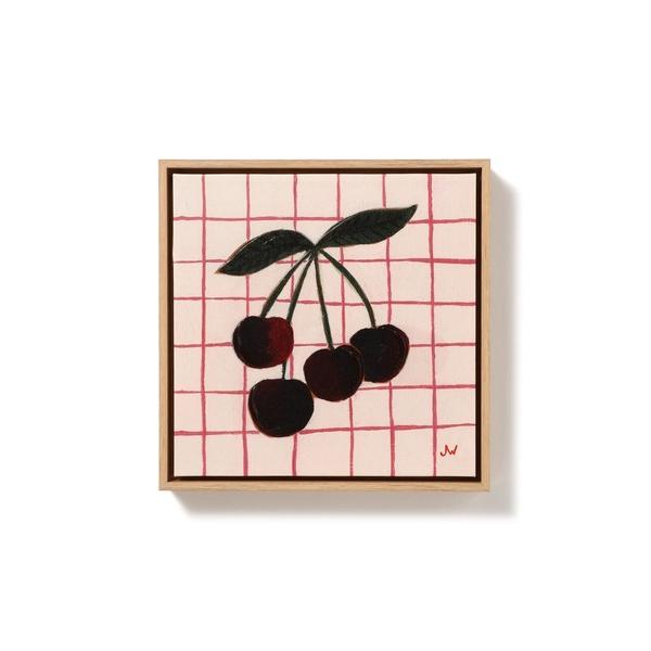 ポスター レトロ チェリー アートボード