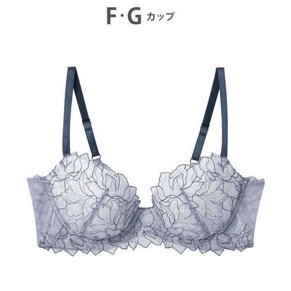 ブラジャー 「長時間、バストをしっかりホールド・脇高・まる胸メイク」ホールドデイブラ　F-Gcup
