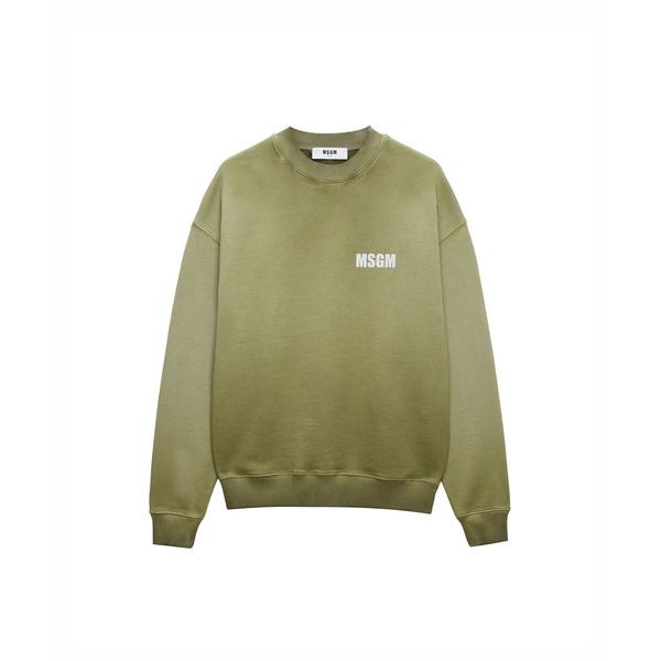 トレーナー スウェット フェーディング リフレクターロゴ スウェットシャツ メンズ