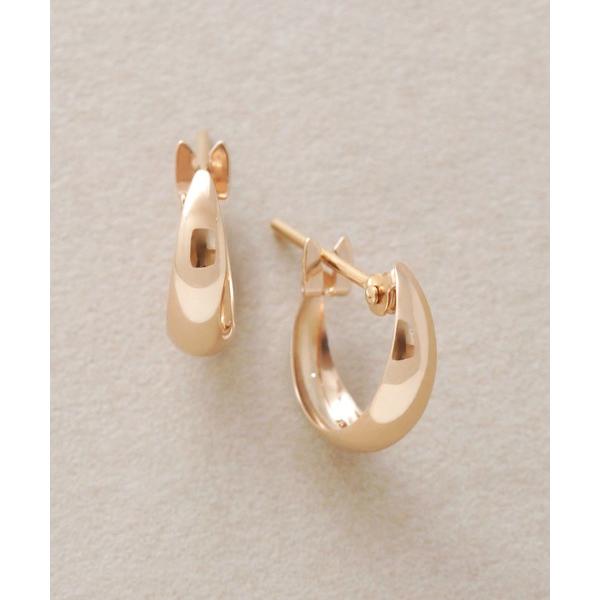 ピアス K18/K10 ツキコウミニフープピアス( PG) レディース