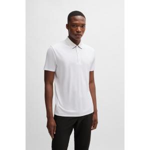 ポロシャツ BOSSロゴ クイックドライ ストレッチジャージー ポロシャツ メンズ