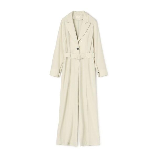 オールインワン ハイツイストギャバジン ジャンプスーツ レディース