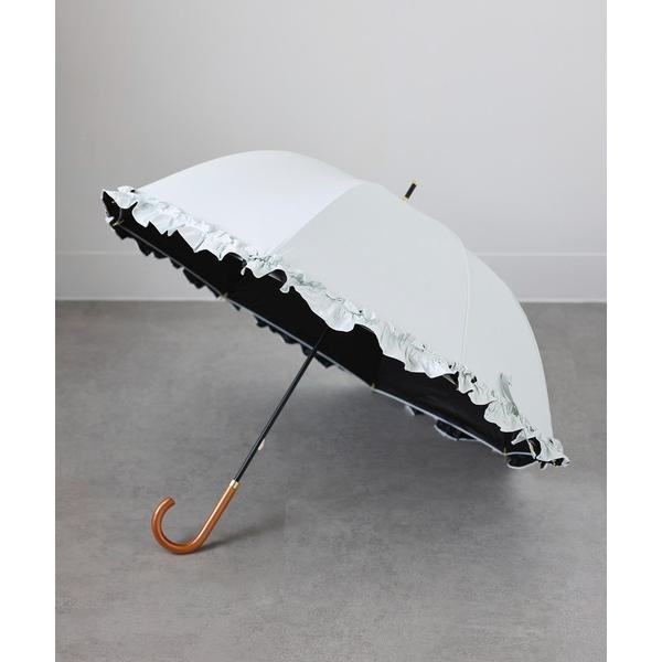 傘 「SETUP7」UVフリルドーム 日傘 長傘 50cm NT レディース