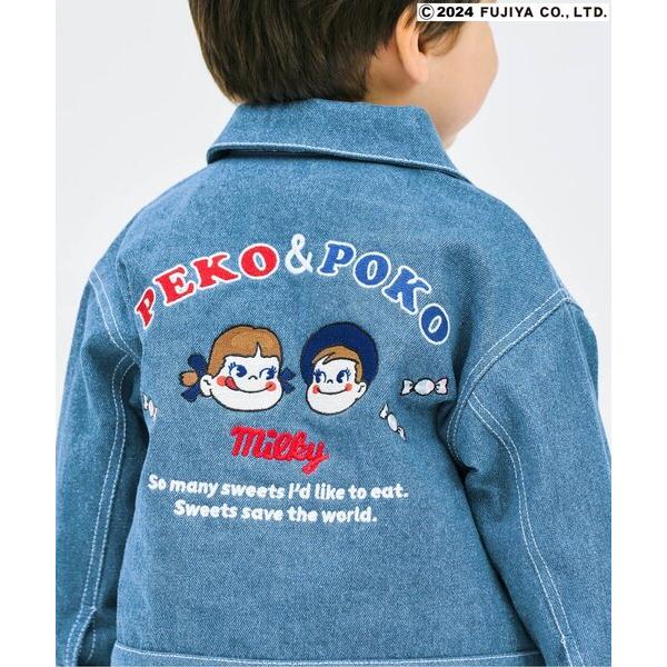 デニムジャケット アウター PEKO＆POKO デニムジャケット キッズ 子供服 男の子 女の子