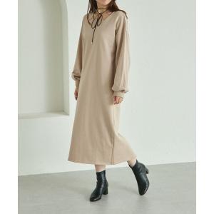 ワンピース 「リンクコーデ」「ママサイズ」裏毛 レイヤード風 ワンピース