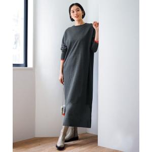 UNFILO（アンフィーロ） ワンピース フリルトリミング ニット