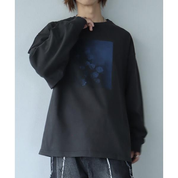 tシャツ 「welise/ウェライズ」ヴィンテージピグメント ヘビーウェイトコットン モードフラワー...