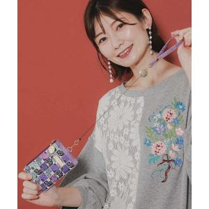 パスケース SC74-6：スカラーモノグラム柄キーパスポーチ