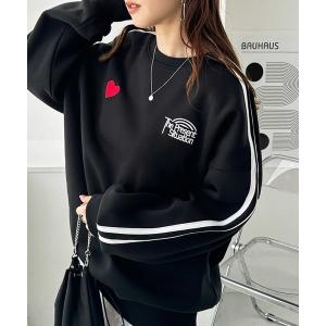 B.I.D. トレーナー スウェット ニコちゃんマーク裏起毛トレーナー「IZU