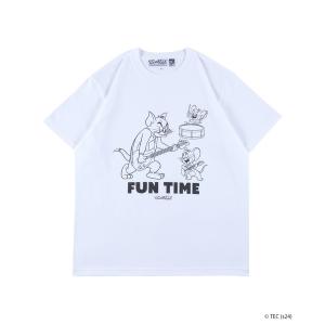 tシャツ 「公式」トムとジェリー　MLE「TOM and JERRY」　Tシャツ　バンド レディース メンズ