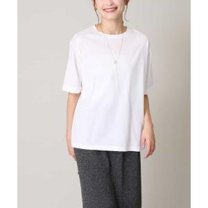 tシャツ 「コットン100％」ロールアップスリーブＴシャツ レディース