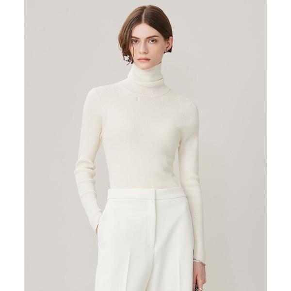 ニット セーター 「CLASSY.1月号掲載・新色追加・洗える」エクストラファインメリノ タートルネ...