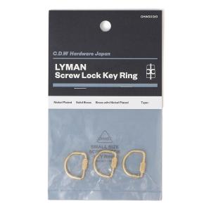 LYMAN Screw Lock Key Ring ライマンスクリューロックキーリング CANDY