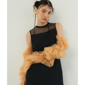 ドレス ディタッチドスリーブドレス / detached sleeve dress