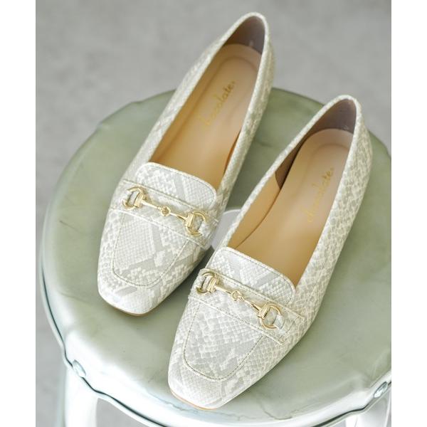 ローファー スクエアトゥ ソフト ビットローファー「日本製」 レディース