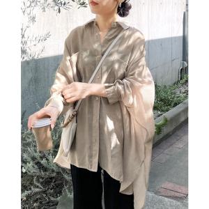 ブラウス シャツ シアードルマンシャツ レディース
