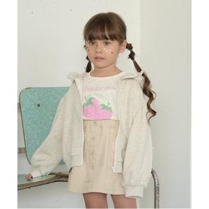 パーカー 「毛玉バイバイ裏毛」リボン付きフリルジ...の商品画像