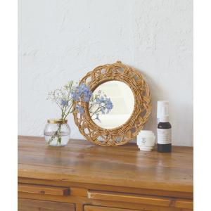 a.depeche（アデペシュ） 鏡 rotta rattan mirror etoile S / ラタン