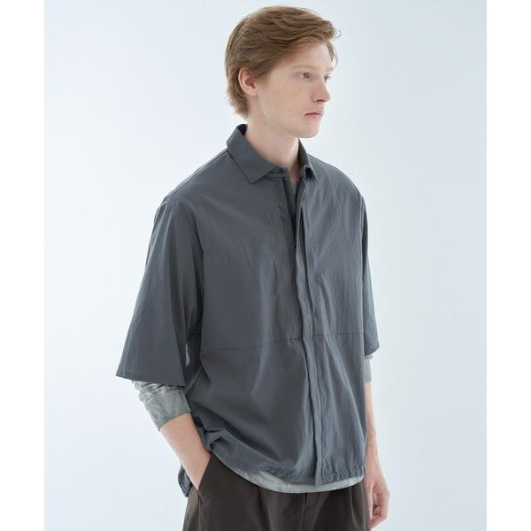 シャツ ESTNATION / テックメッシュジップアップシャツ メンズ