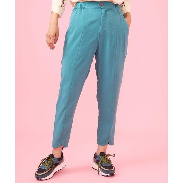 パンツ T/Rナイロン テーパードパンツ レディース