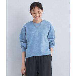 tシャツ Tシャツ ブリスター ジャカード プルオーバー カットソー レディース