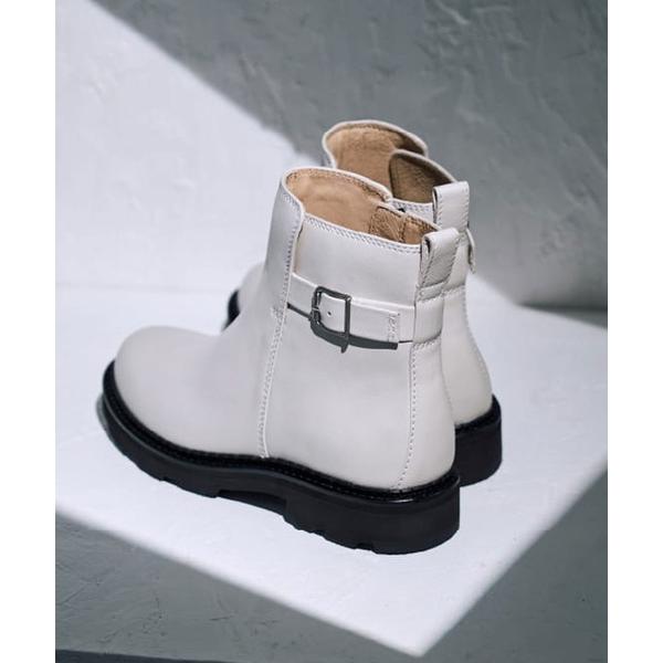 ブーツ リーガルレディース F07R ベルト付きショートブーツ レディース