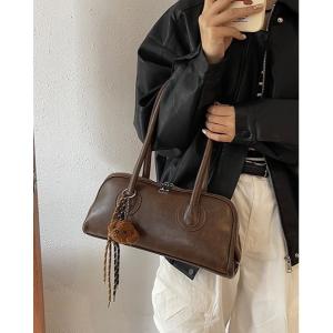 ショルダーバッグ バッグ 即売切！大人気商品が待望の再入荷「横長バッグ」クラシカルレトロショルダーバッグ レディース