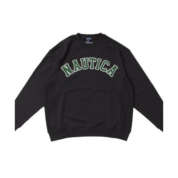 トレーナー  「大人向けサイズあり」「NAUTICA」フロントロゴアップリケトレーナー キッズ 子供...