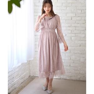 マタニティ 卒園式 リバーレース フォーマル オケージョンワンピース/セレモニー(授乳口付き)