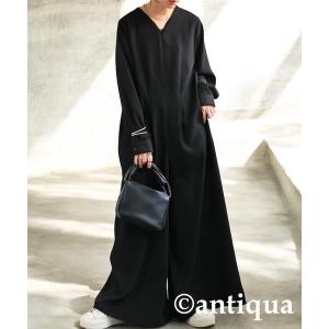 アンティカ antiqua オールインワン バイカラーオールインワン レディース