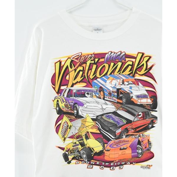 tシャツ 「ヴィンテージ古着」Super Iamc National's レーシング プリントTシャ...