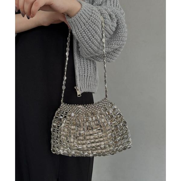 クラッチバッグ パーティーバッグ ヴィンテージメタルビーズショルダーバッグ パーティーバッグ 結婚式...