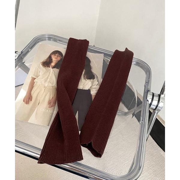 アームカバー HALEY PESCA/リブニット アームウォーマー レディース