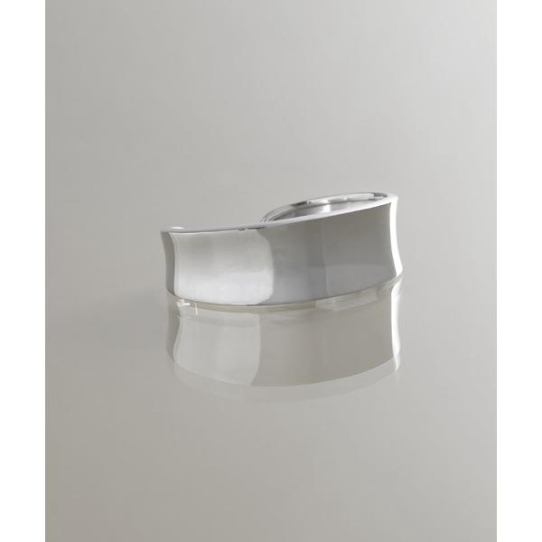 バングル 「YArKA/ヤーカ」flat design curve bangle 「kibuo3」 ...